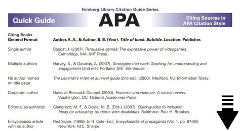 APA Quick Guide. Citing Sources in APA Citation Style [PDF ...