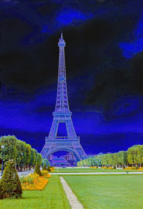 Purple Eiffel Photograph By Chuck Staley Fine Art America