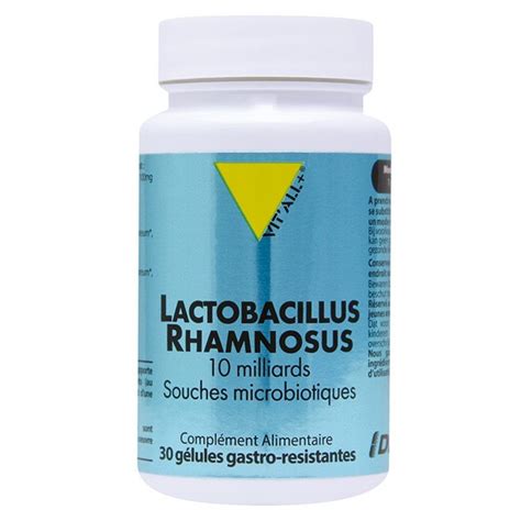 Vitall Lactobacillus Rhamnosus 30 Gélules Gastro Résistantes Pas Cher