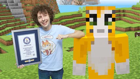 Youtube Star Stampy Cat Sets New Minecraft Record For Gamers Edition