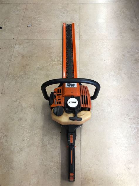 Yes, stihl hedge trimmer comes up with a scabbard to cover the blade during storage or transport. Stihl HS 80 Hedge Trimmers (Gas Motor) for Sale in ...