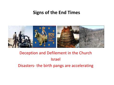 Ppt Signs Of The End Times Powerpoint Presentation Free Download