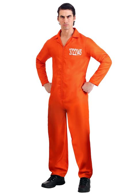 Men S Prison Orange Jumpsuit
