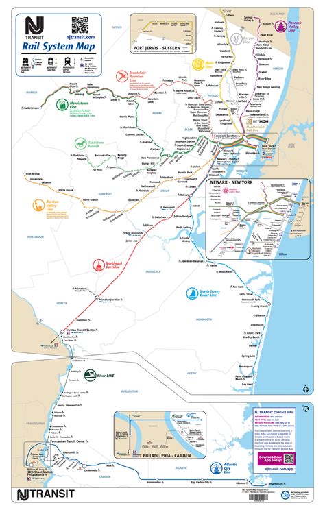 Transit Maps Official Map A New Geographical Map For The Nj Transit