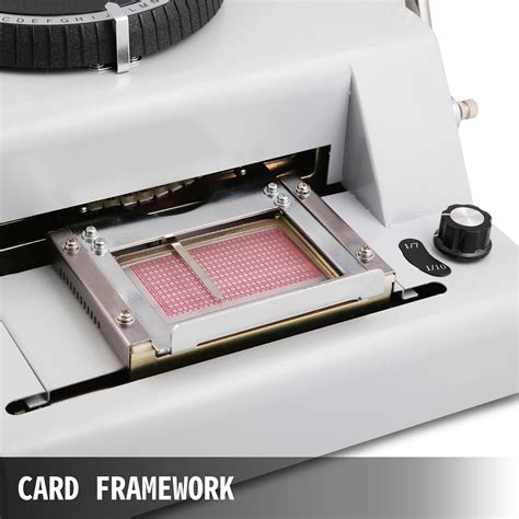 Manual Pvc Card Embossing Machine Embosser 72 Characters Id Card Code