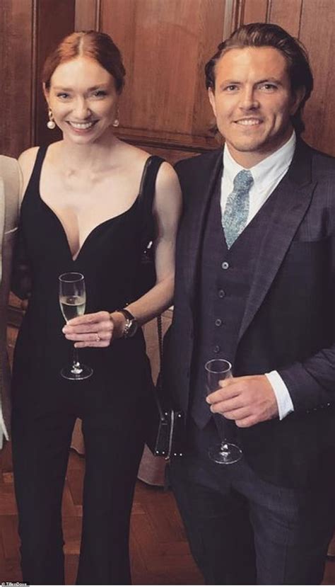 Poldark Star Eleanor Tomlinson Stuns In Flowing White Dress As She Weds Rugby Player Will Owen
