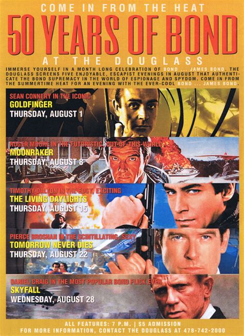 Film Series Celebrates 50 Years Of James Bond Knight