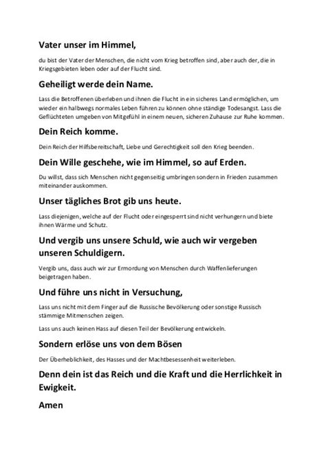 Gebete für den Frieden – Realschule Simbach am Inn