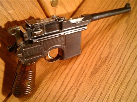 Youre Not Bulletproof Mauser C96 Famous German Pistol That Saw