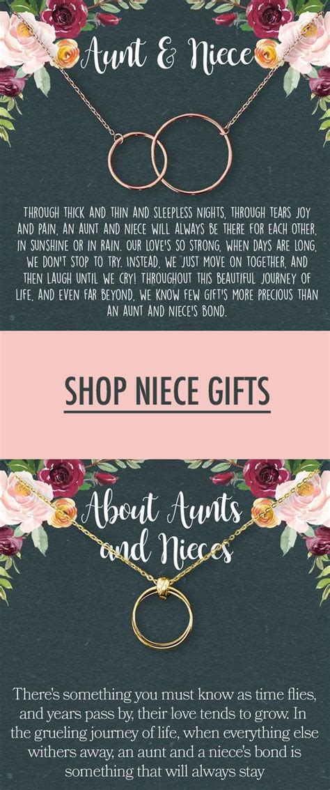19 special niece gifts that'll make you the cool aunt or uncle. aunt- Niece necklace | Niece gifts, Auntie gifts, Aunt gifts