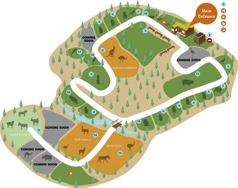 Discover Our New Map Bridlington Animal Park