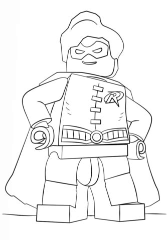 Lego the joker lego kick butler. Lego Robin kleurplaat | Gratis Kleurplaten printen