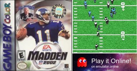 Play Madden Nfl 2002 On Game Boy