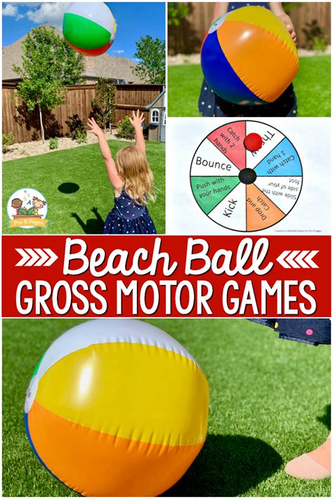 It has over 13,000 members. Gross Motor Beach Ball Game - Pre-K Pages