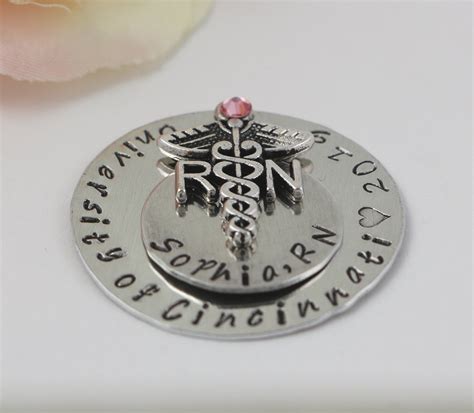 Nursing Pin For Pinning Ceremony Personalized Nurse Pin Etsy