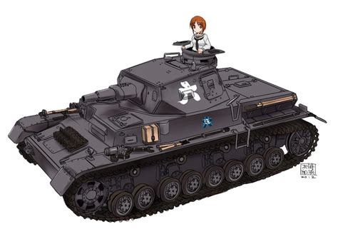 Nishizumi Miho Girls Und Panzer Drawn By Tokihamajirou Danbooru