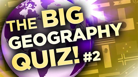 The Big Geography Quiz Part 2 30 Questions Youtube