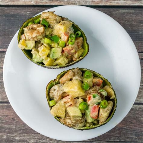 Stir and serve half on each plate. This gorgeous Tropical Shrimp Avocado Boats appetizer with yummy shrimp, juicy mango, and creamy ...