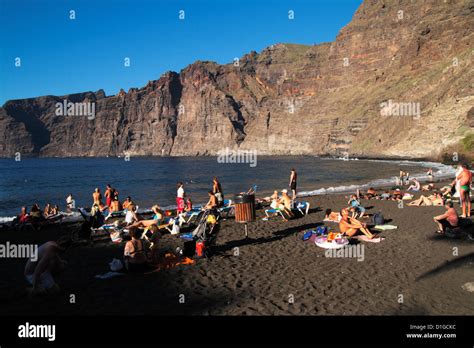 FKK Strand im Süden der Insel Teneriffa Spanien Stockfotografie Alamy