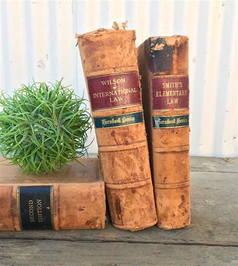 Antique Leather Bound Law Books From 1896
