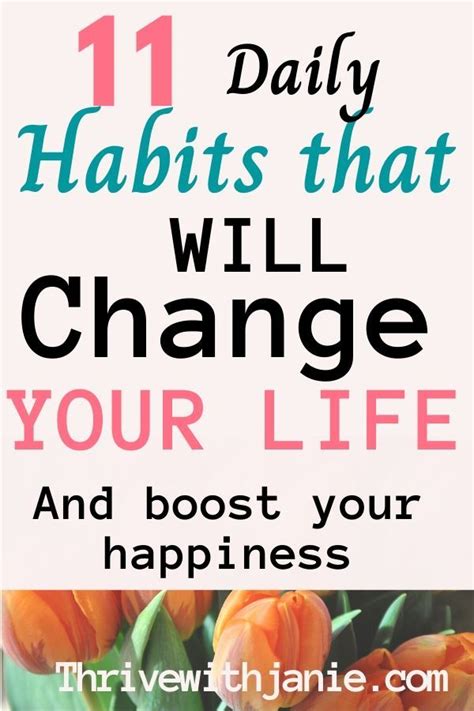 11 Simple Daily Habits For Happiness Thrive With Janie Life