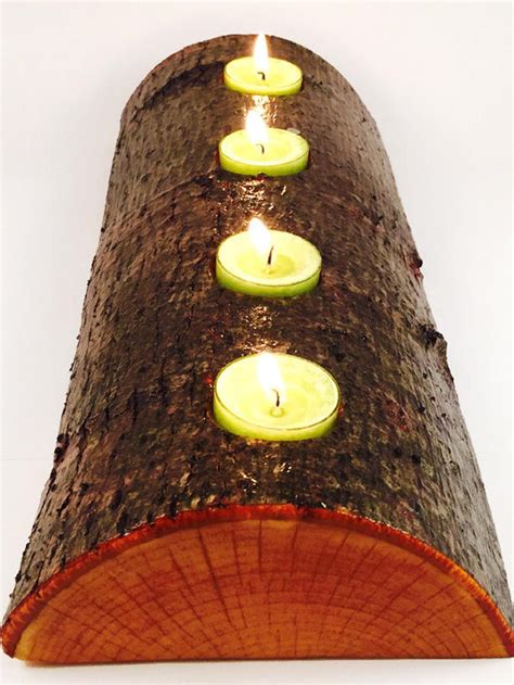 Diy Candle Holders Wood