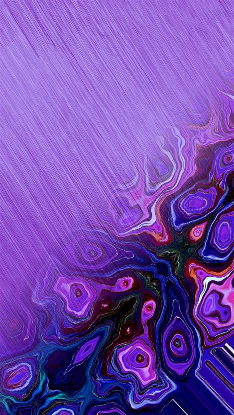 Purple Abstract Psychedelic Background Wallpaper Purple Abstract