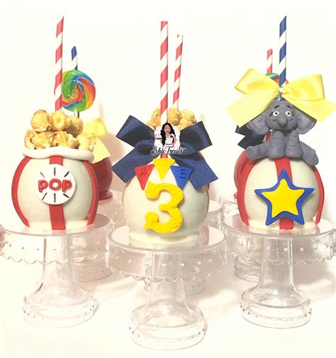 Carnival Candy Apples Candy Birthday Party Carnival Birthday Parties
