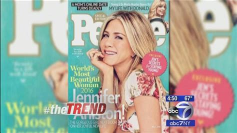 The Trend Jennifer Aniston Named People Magazine S World S Most