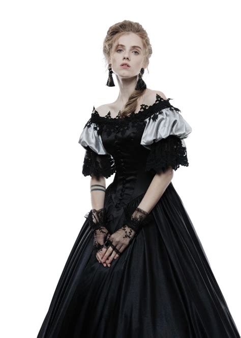 Victorian Gothic Dresses Model