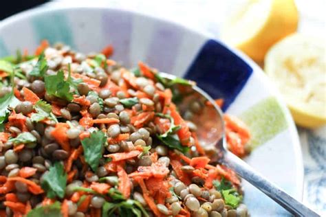 Lentil Salad With Carrots And Cilantro