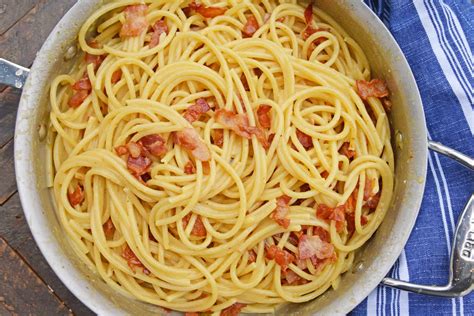 Carbonara sauce is traditionally prepared with only egg yolks, pecorino romano cheese, black pepper, and guanciale, the latter being an essential part of the. Easy Authentic Carbonara Recipe | Authentic Carbonara Just Like Rome!