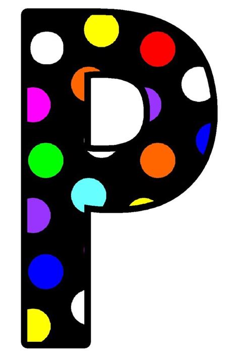 Buchstabe Letter P Alphabet Clip Art Dots