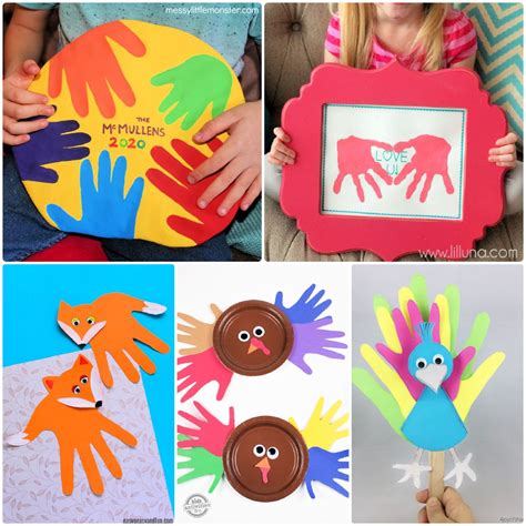 25 Simple Handprint Crafts And Art For Kids Craftulate