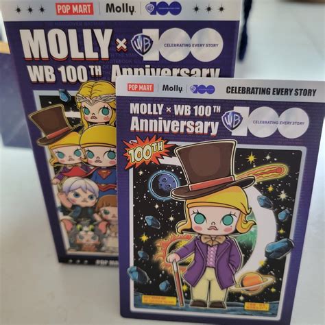 Pop Mart Molly X Wb Th Anniversary Willy Wonka And The Chocolate
