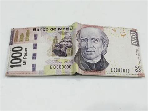 Tems Handcrafted Bi Fold Novelty Wallet 1000 Peso Old School Ebay