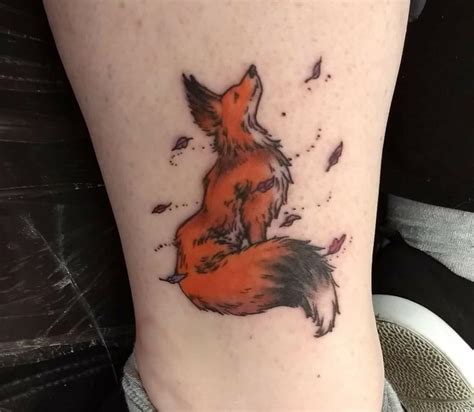First Tattoo Little Fox Foxes