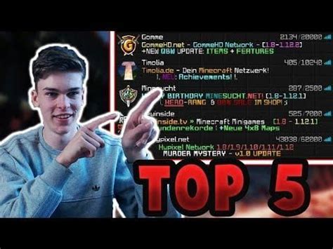 Check spelling or type a new query. DIE BESTEN MINECRAFT SERVER - Meine TOP 5 Minecraft Server ...