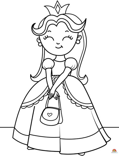 Princess Coloring Pages Coloring Pages For Kids Party Ideas Photo 7
