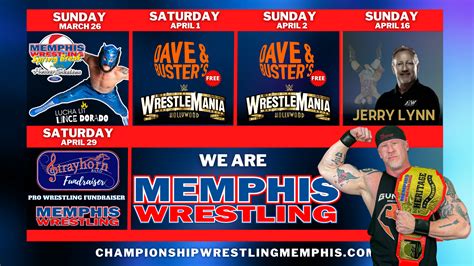 Memphis Wrestling Benefiting Strayhorn Band Boosters Saturday April 29