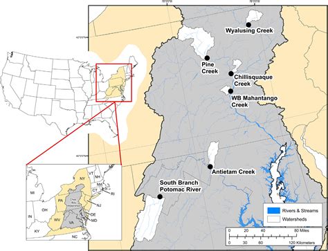 Map Of Sampling Locations Us Geological Survey