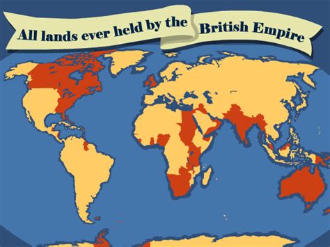 British Colonial Empire Map