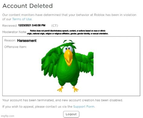 Poison ban roblox