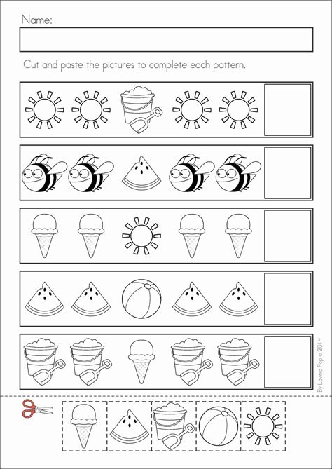 Kindergarten Kindergarten Readiness Worksheets Lunch — db-excel.com