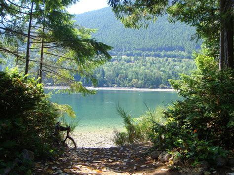 Hood Canal On The Olympic Peninsula In Washington State As Seen At