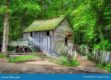 Cades Cove Grist Mill In Summer Editorial Stock Photo Image Of Great