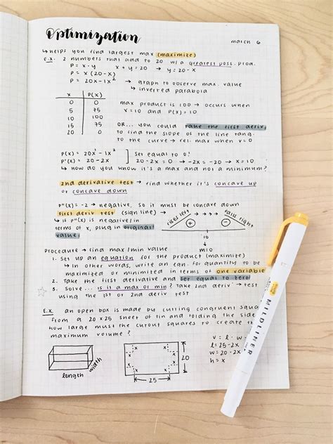 Gather essential materials like leaf papers, binders, pens, and highlighters. MARCH 11 "My math notes were inspired by the flowers on my ...