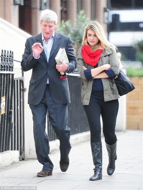 They order champagne but still look thirstay. Jeremy Paxman's ex devastated to be left for young blonde ...