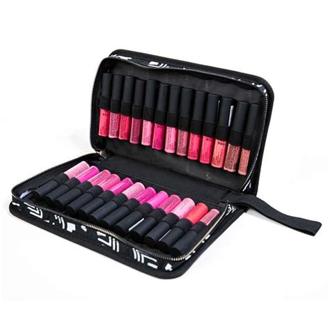 Rownyeon Lipstick Tester Case Makeup Organizer Bag