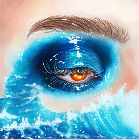 Ocean Eye Mixed Media And Collage Art And Collectibles Jan